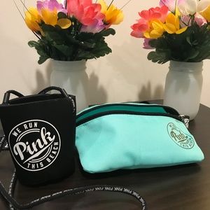 Victoria's Secret PINK fanny pack w/koozie
